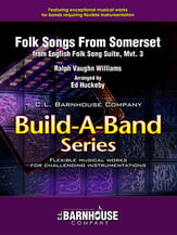 Folk Songs from Somerset Concert Band sheet music cover